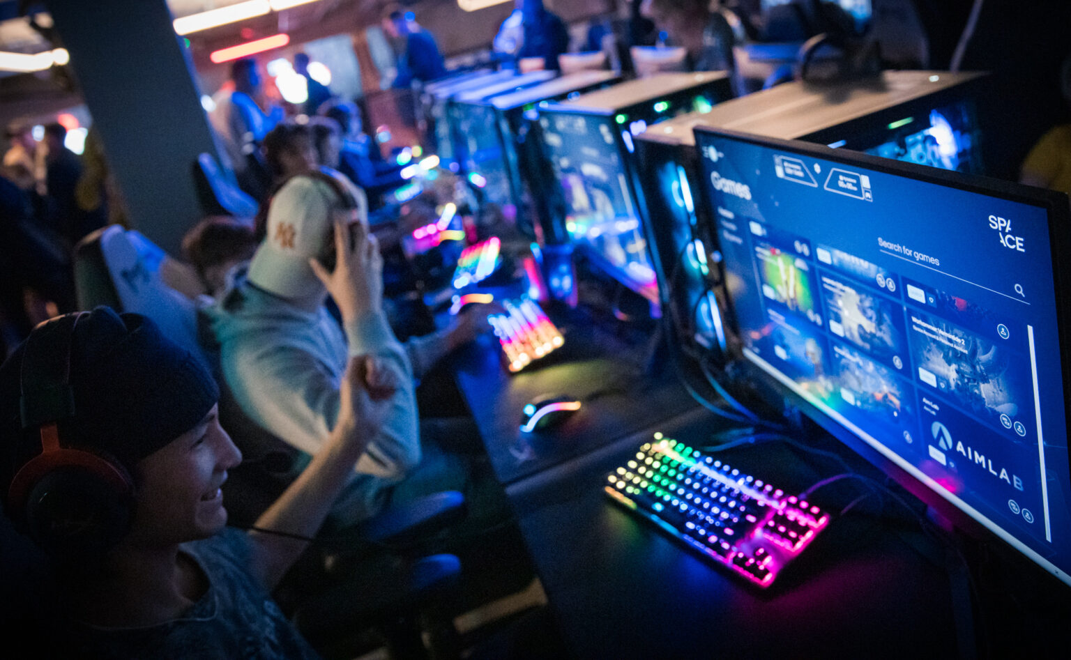gamers at SPACE Gaming Stockholm